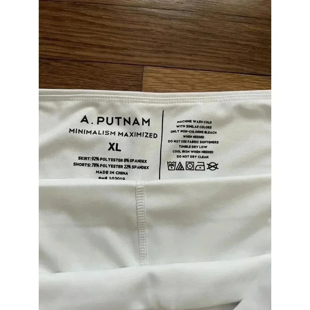 A. Putnam, a luxury brand, White Athletic Skort - Picture 6 of 6